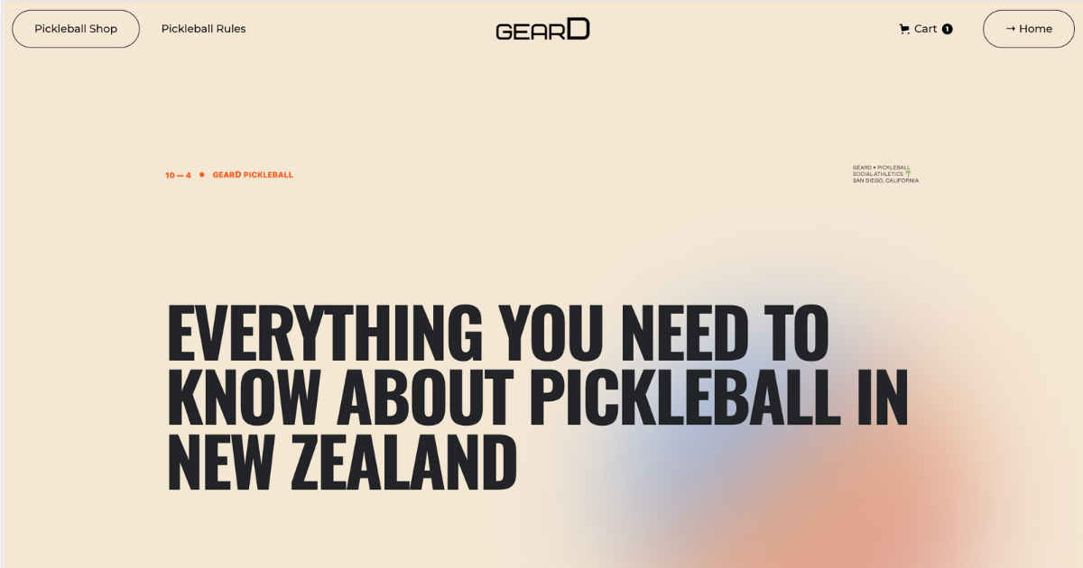 gearD Pickleball Everything you need to know about Pickleball in New